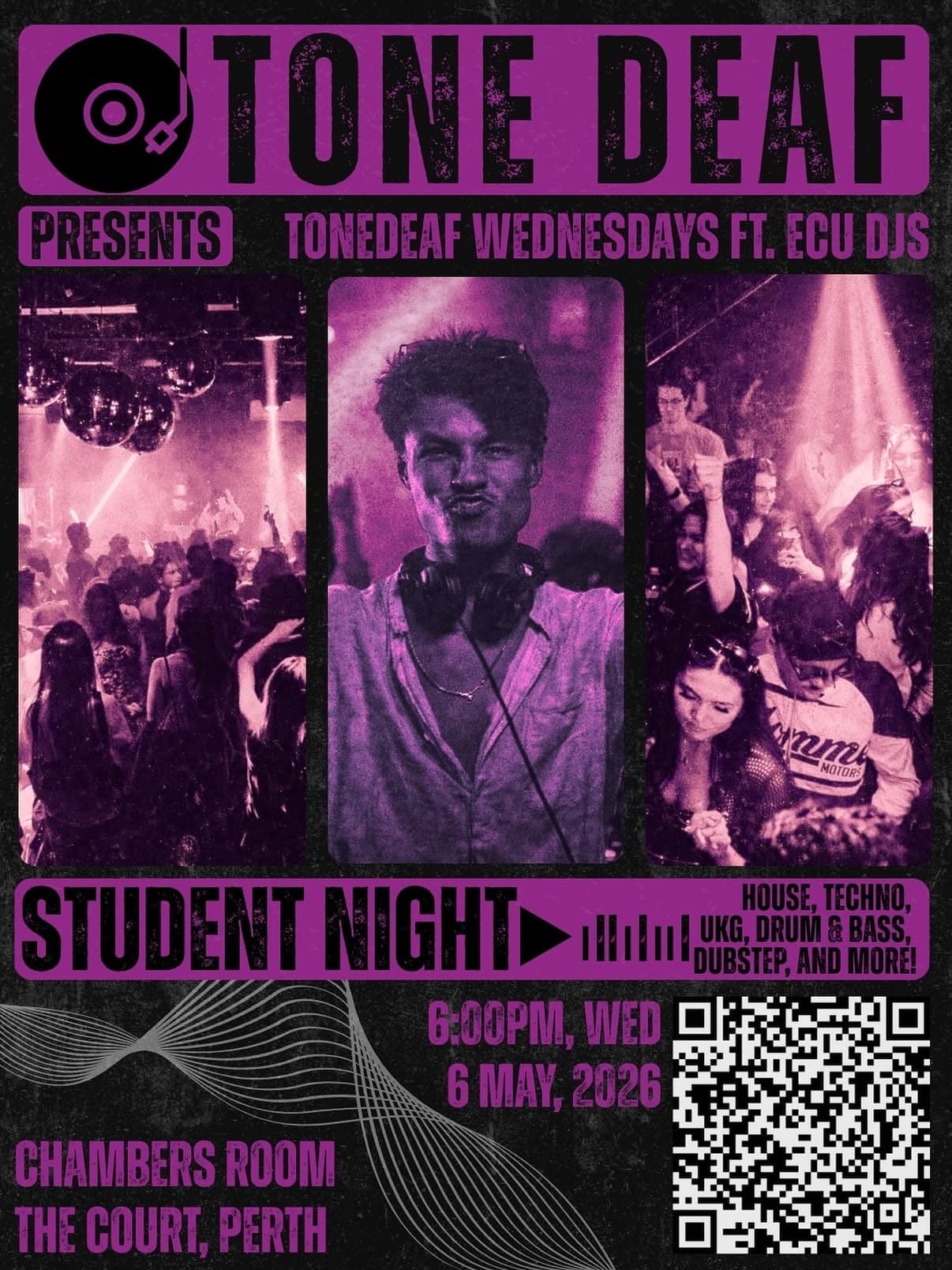 Tonedeaf Wednesdays poster